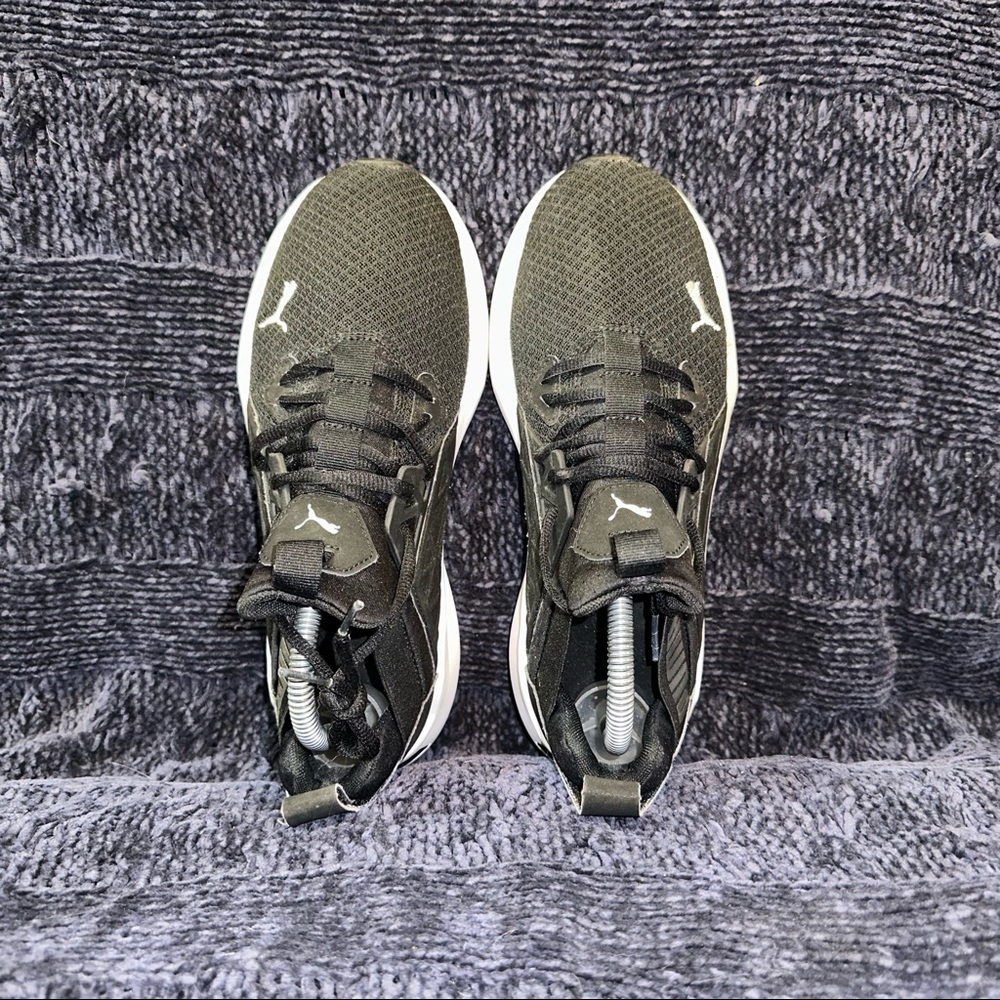 Puma Softride Enzo Nxt Black White Running Shoes … - image 5